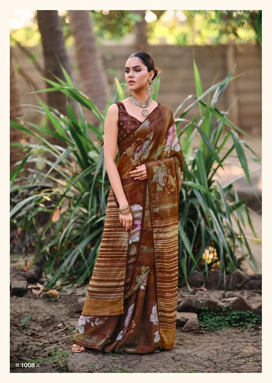 Kashvi Creation Dunki Vol 04 Rimijim Silk Wholesale Fancy Sarees Catalog — Wholesale Sarees, Kashvi Creation wholesale from Surat - Gallery Image 2